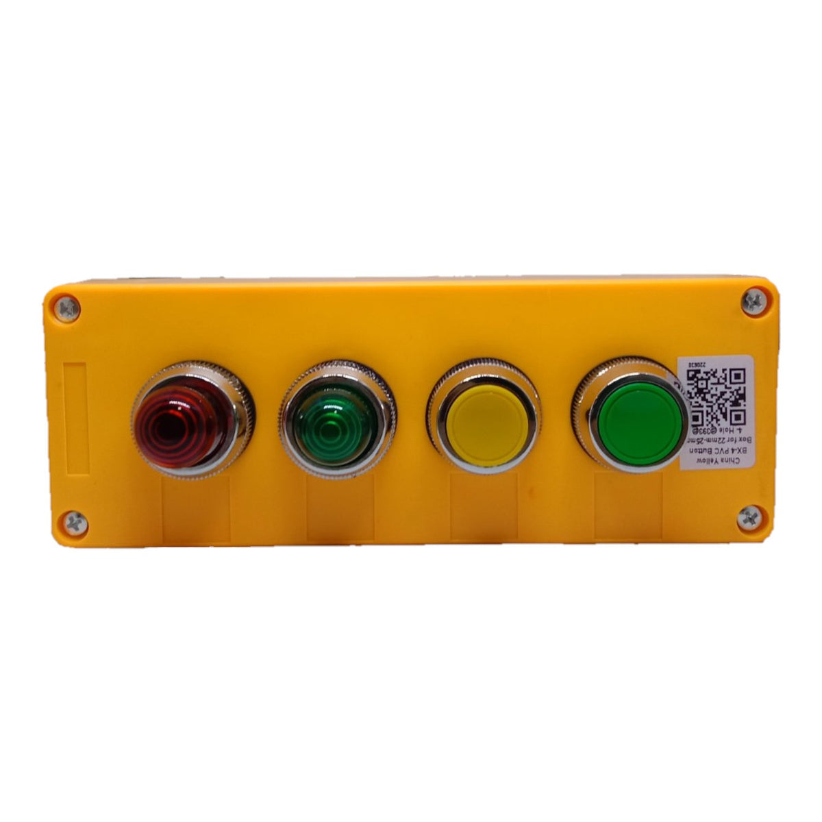Auspicious Illuminated Push Button Switch with Pilot Lamp Red Green