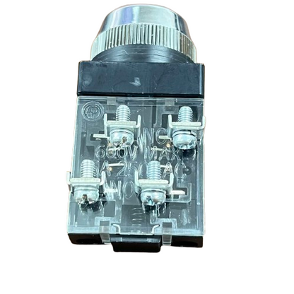 Auspicious Red Push Button Switch 25mm 3A 220V 2NO 2NC