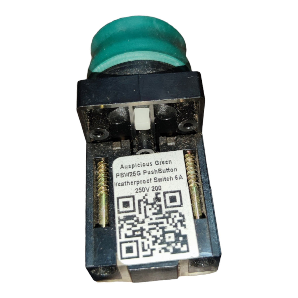 Auspicious Rubber Weatherproof Push Button Switch Green 2NO 2NC 220V 5A Electx Electrical Supply