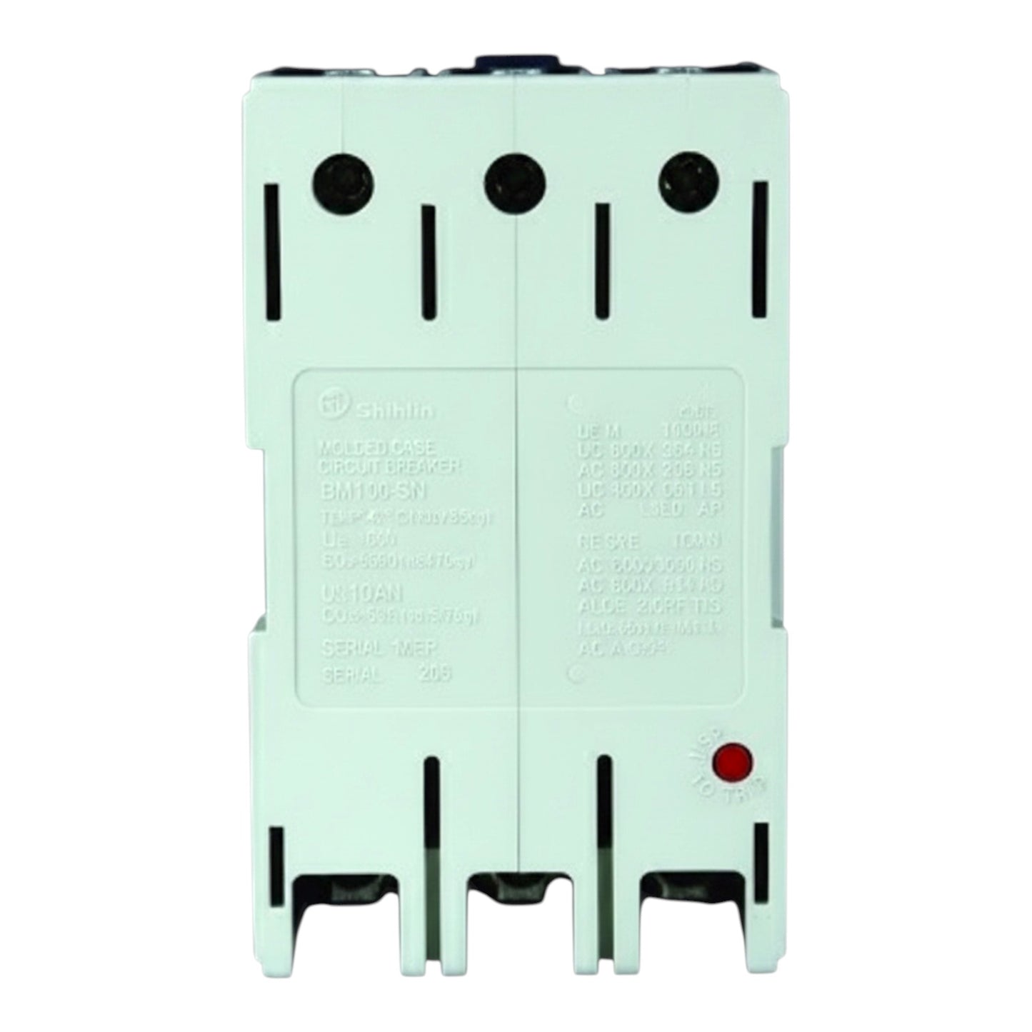 Shihlin 50A 2P Molded Case Circuit Breaker 25 KAIC 220V MCCB BM100SN2P50A