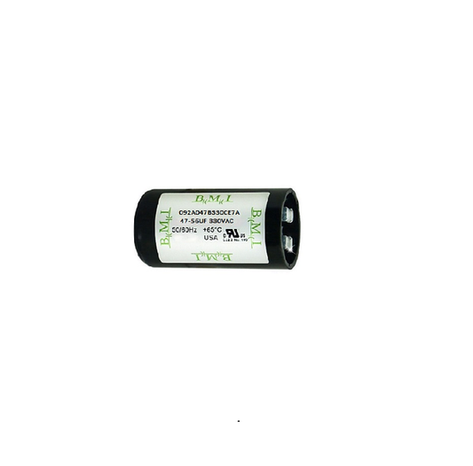 BMI motor starting capacitor 47-56 uf for electrical circuitry and motor start applications