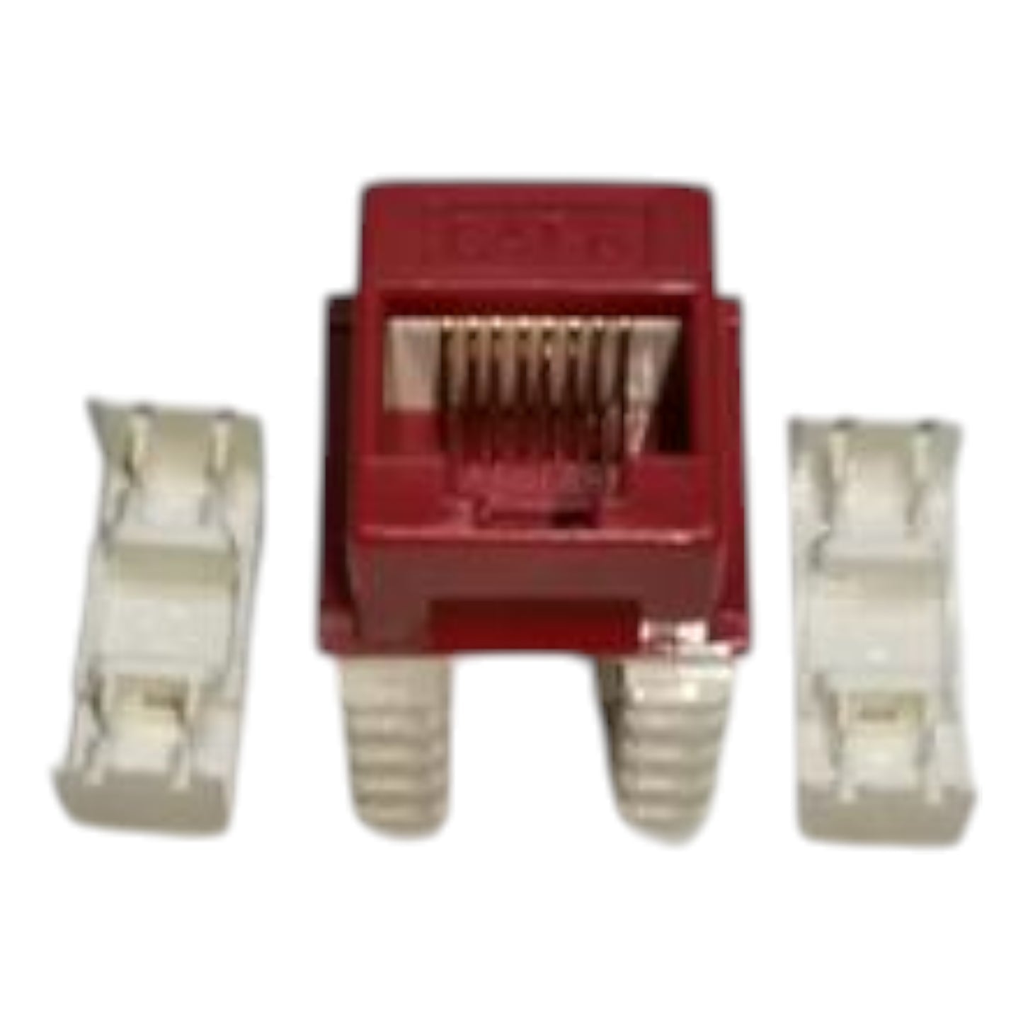 Belkin Cat6 Network Outlet Lan Outlet Device I/O Ethernet Port Keystone Jack Red