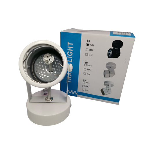 Biglite MR16 Spotlight Holder Round Type White Ceiling Light Fixture