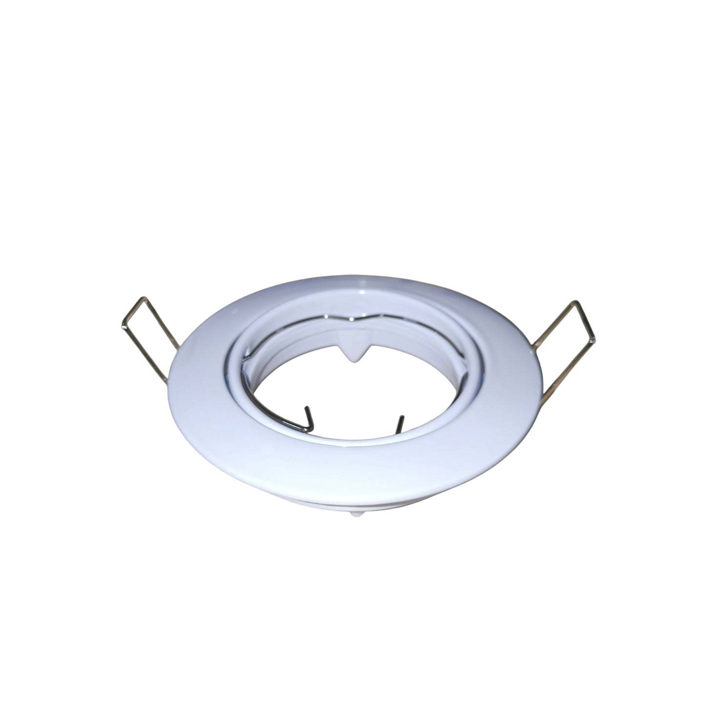 White gas stove burner on a white background