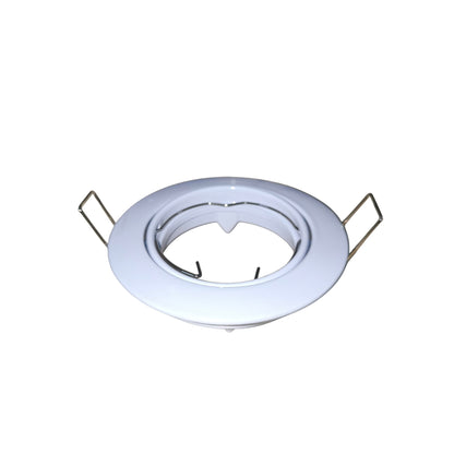White gas stove burner on a white background