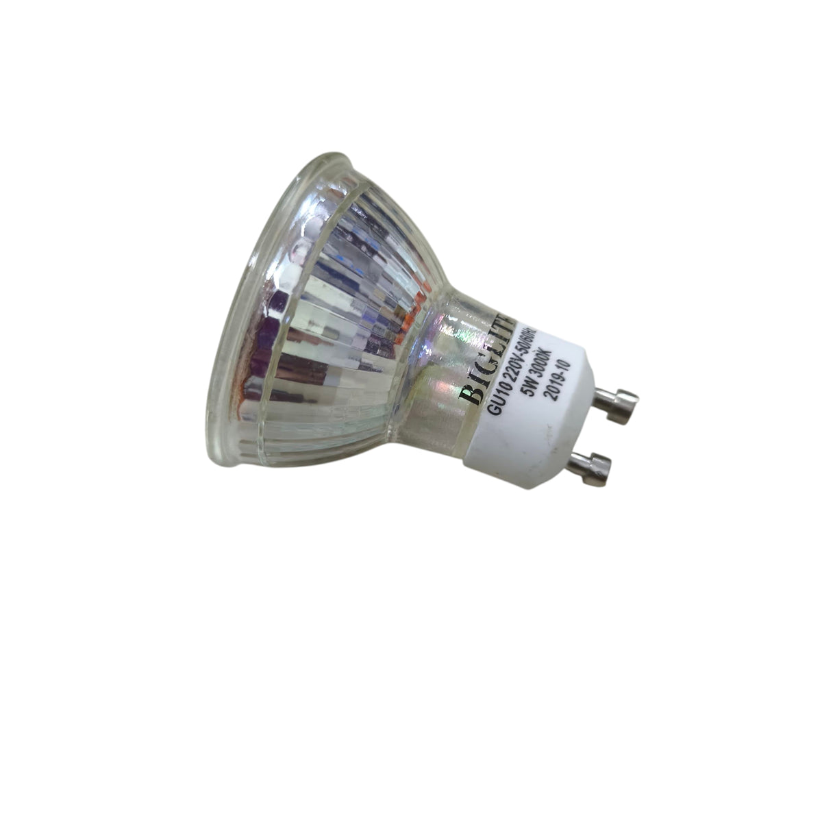 Biglite 5W GU10 LED bulb warm white glass reflector spotlight for track and recessed lighting