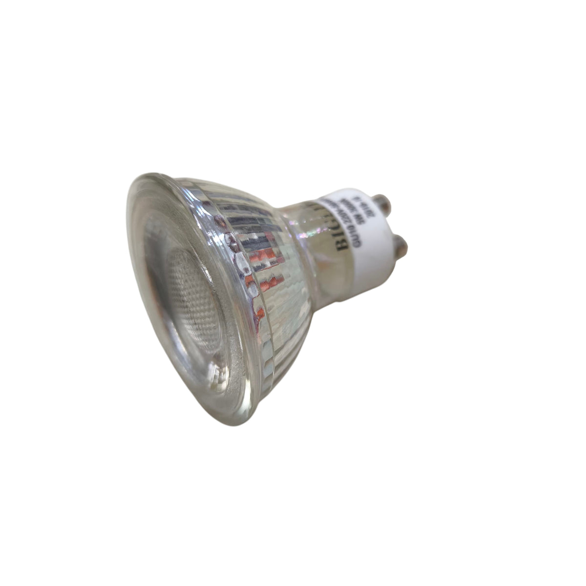 Biglite 5W GU10 LED bulb warm white single glass reflector spotlight for homes and fixtures