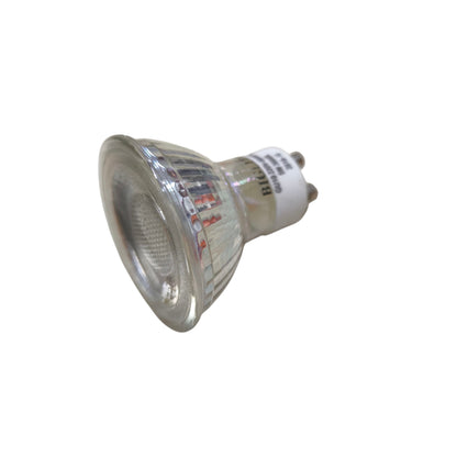 Biglite 5W GU10 LED bulb warm white single glass reflector spotlight for homes and fixtures