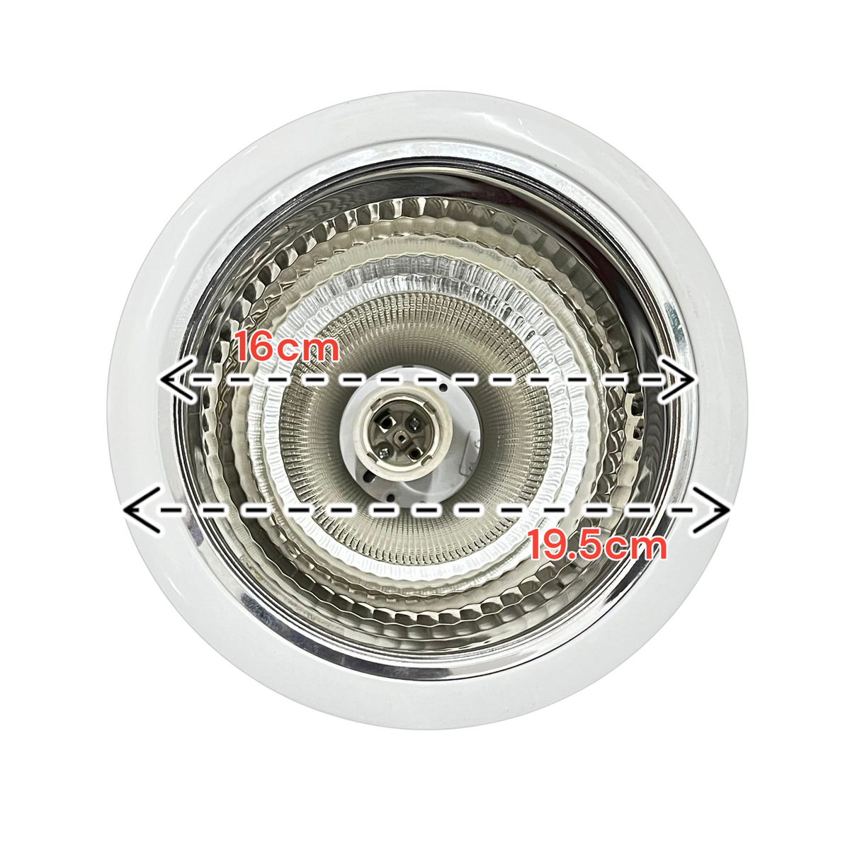 Measurement details of a wheel or pulley system on a white background