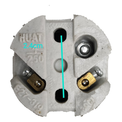 Mechanical component with visible branding and measurement markings on a white background