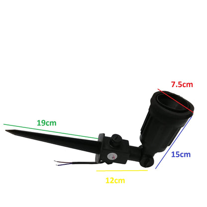 Biglite Outdoor Garden Spotlight Holder E27 IP44