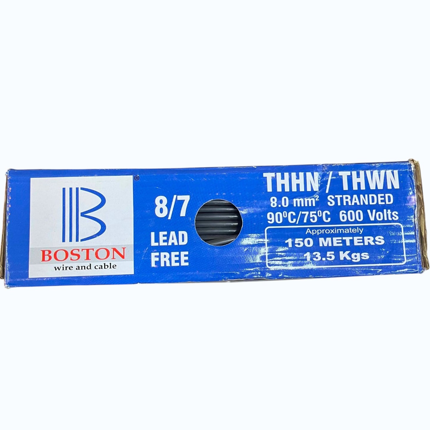 Boston THHN AWG 8/7, THWN 8.0mm² Stranded Red - 150 Meters/Roll Black