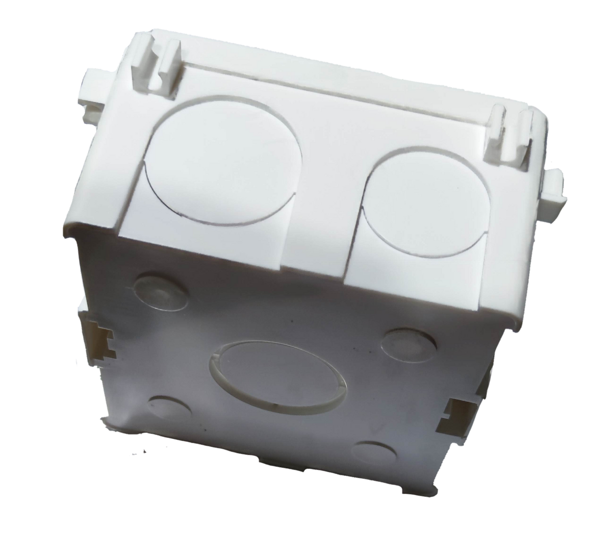 Bull Square Flush Type Utility Box white plastic electrical wiring enclosure for wall installation