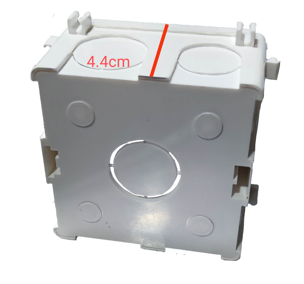 Bull brand white Square Flush Type Utility Box for electrical circuitry and parts installation
