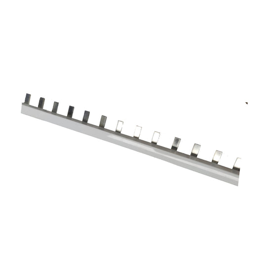 Bus Bar 14 Pins 2 Pole Single Phase for 2 Pole Miniature Circuit Breaker 63AF for 7pcs Breaker 2Poles Single Phase, Bus Bar for 14 Ways Distribution Panel