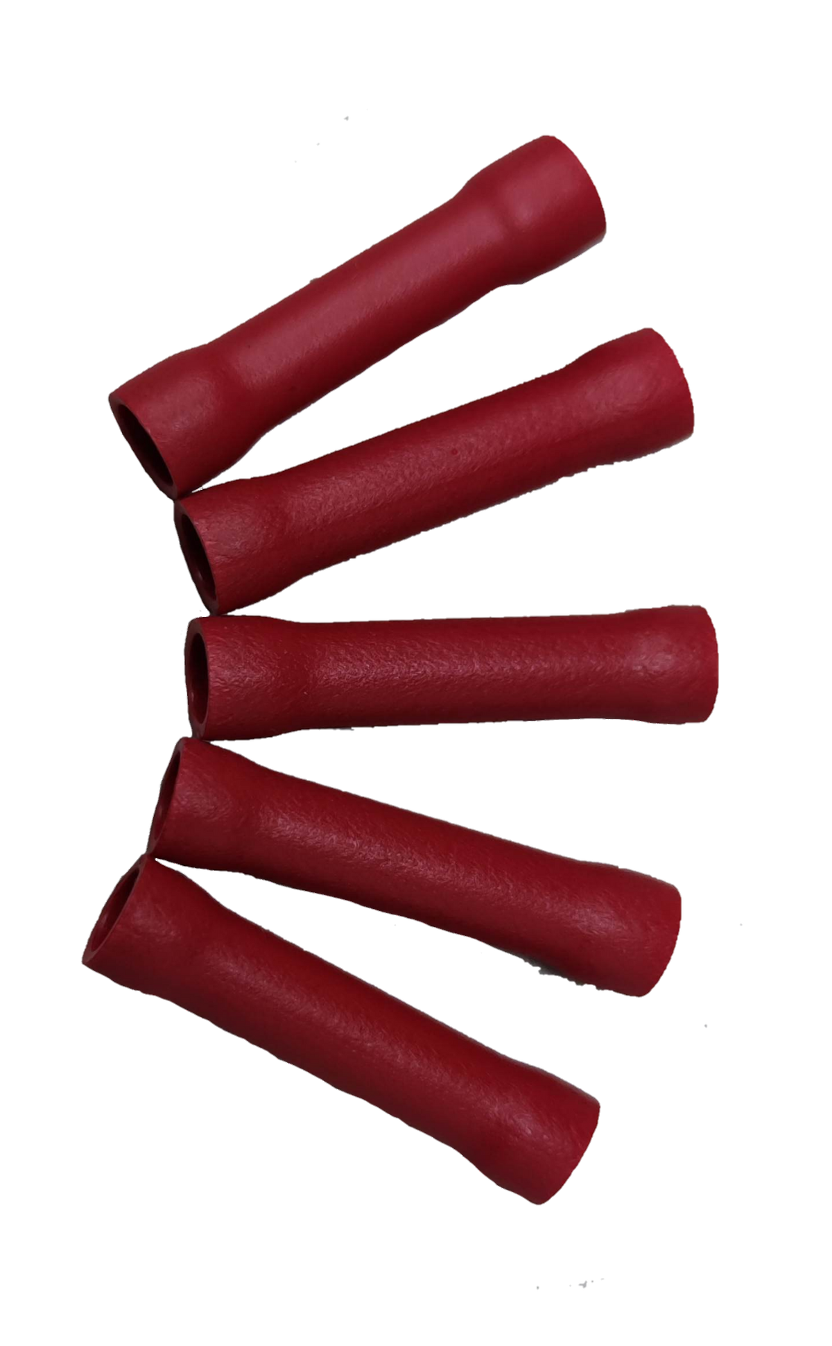 Red Butt Connector with Insulation electrical circuitry parts from China for wire connections
