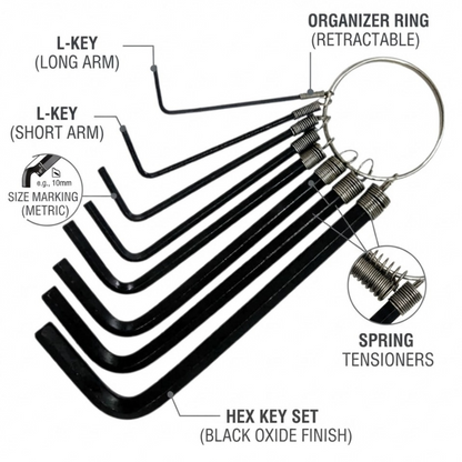 Butterfly Allen Wrench Set 804