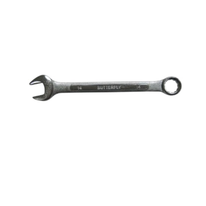 A 1/2-14 double-ended wrench with a ring on one end, featuring the brand name 'BUTTERFLY' engraved on the handle, shown against a plain white background.