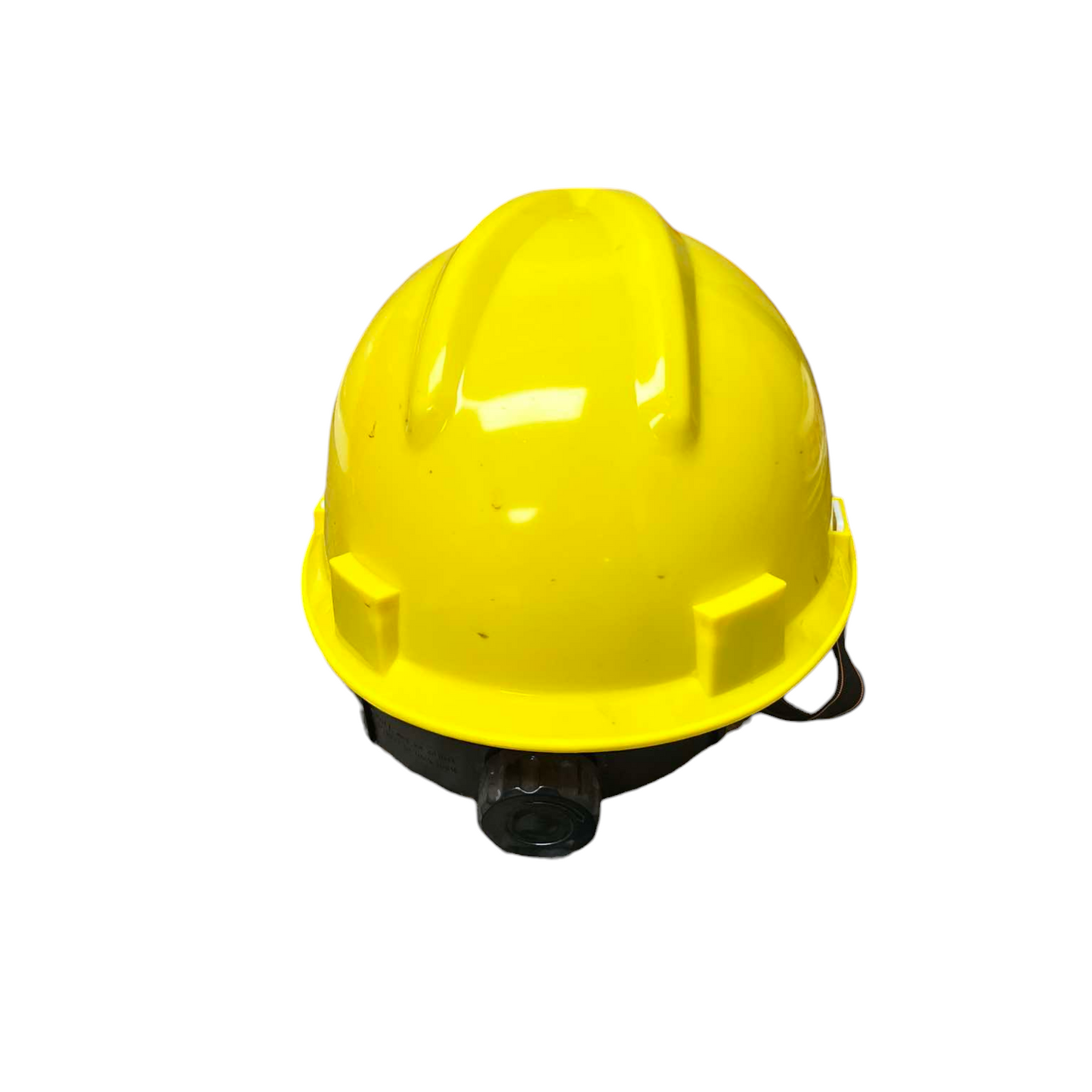 PE industrial hard hat yellow designed for safety and protection in construction environments