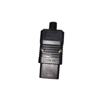 Grippes C19 Female Computer Connetor in black for electrical circuitry and parts