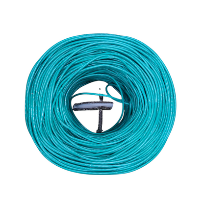 CAT5e UTP LAN Cable 300 Meters, CAT5, Internet Cable, Data Cable, Ethernet Cable 1 Roll (300 meters per roll 8 solid wire 24AWG) 4 Pairs Green