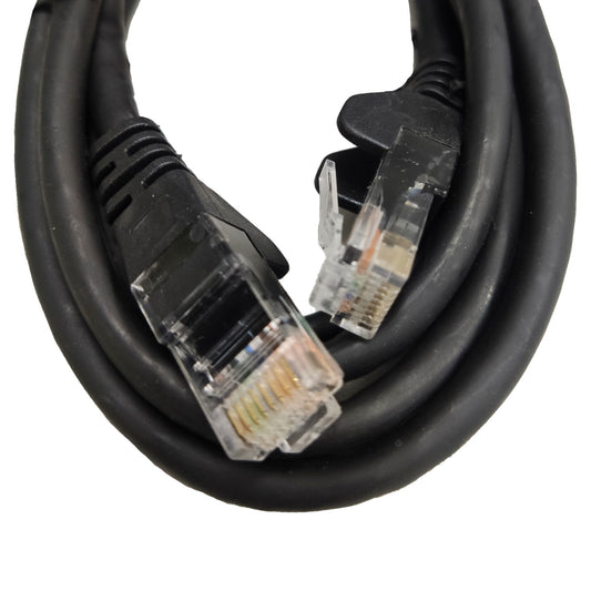 CAT6 UTP Patch Cable 1.5 Meters Round Black Electx Electrical Supply