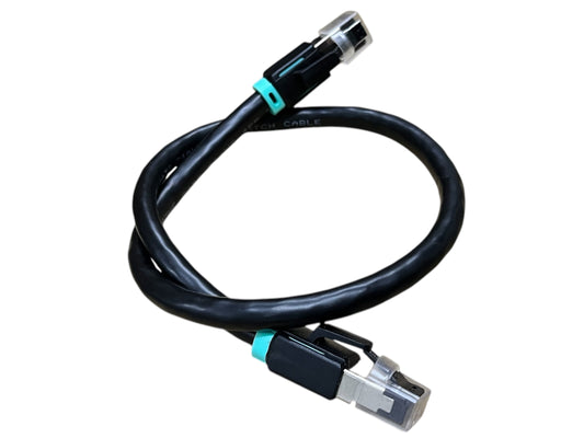 High performance Ethernet patch cord with durable connectors and flexible black cable from China