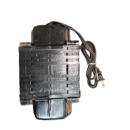 CE 1000W Step Up Transformer 110V to 220V black electrical device with power cord for door chimes and bells
