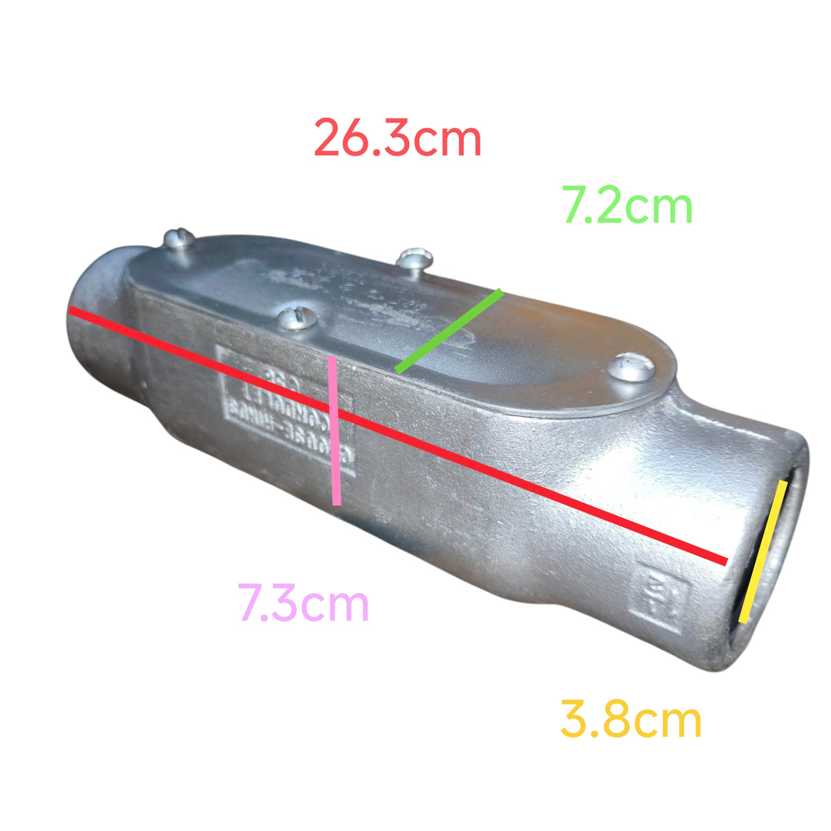 C Conduit 1 1/2 Inches, Metal C Conduit 38mm, Conduit Bodies C Threaded Type Electx Electrical Supply