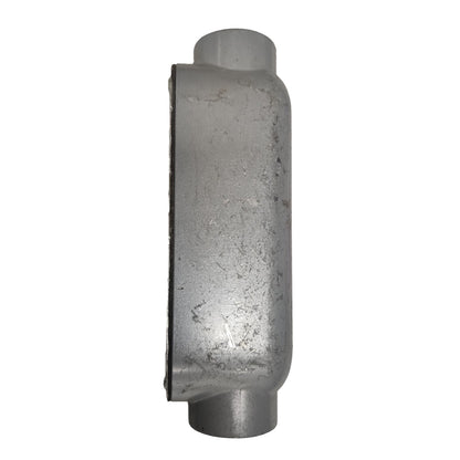 Metallic cylindrical object on a white background