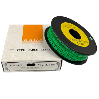 Cable (L) Marker 5.0mm to 7.2mm EC-3G 350pcs Green
