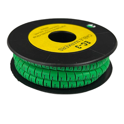 Cable (L) Marker 5.0mm to 7.2mm EC-3G 350pcs Green