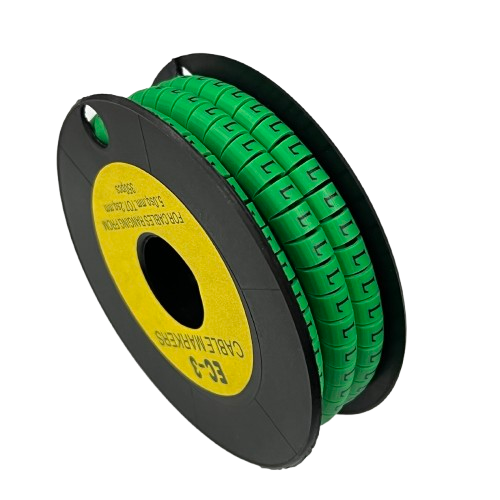 Cable (L) Marker 5.0mm to 7.2mm EC-3G 350pcs Green