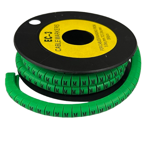 Cable (M) Marker 5.0mm to 7.2mm EC-3G 350pcs Green