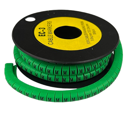 Cable (M) Marker 5.0mm to 7.2mm EC-3G 350pcs Green
