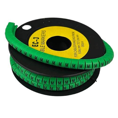 Cable (M) Marker 5.0mm to 7.2mm EC-3G 350pcs Green
