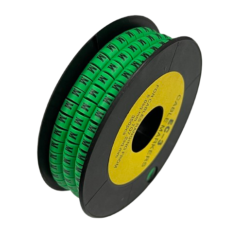 Cable (M) Marker 5.0mm to 7.2mm EC-3G 350pcs Green