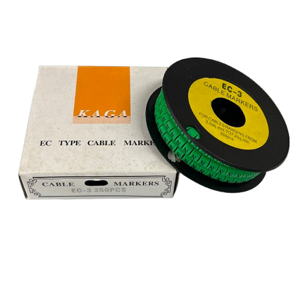 Cable (N) Marker 5.0mm to 7.2mm EC-3G 350pcs Green