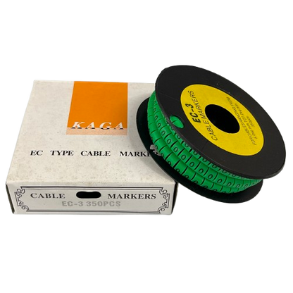 Cable (O) Marker 5.0mm to 7.2mm EC-3G 350pcs Green