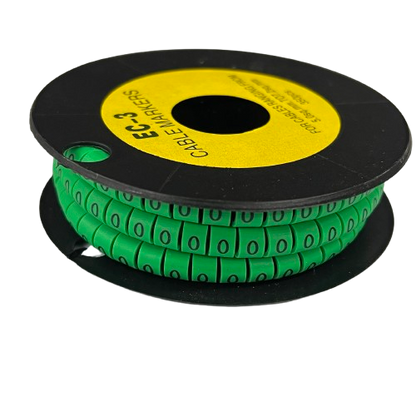 Cable (O) Marker 5.0mm to 7.2mm EC-3G 350pcs Green