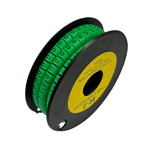Cable (O) Marker 5.0mm to 7.2mm EC-3G 350pcs Green
