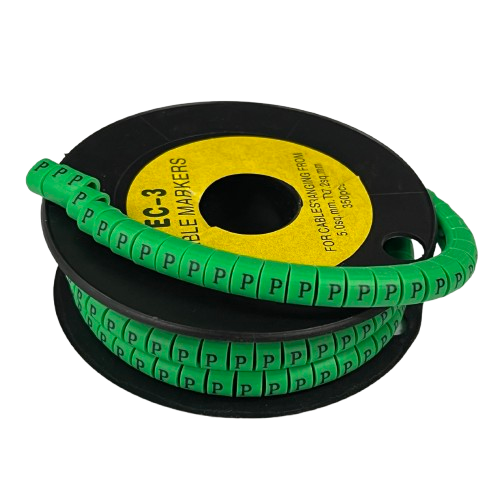Cable (P) Marker 5.0mm to 7.2mm EC-3G 350pcs Green