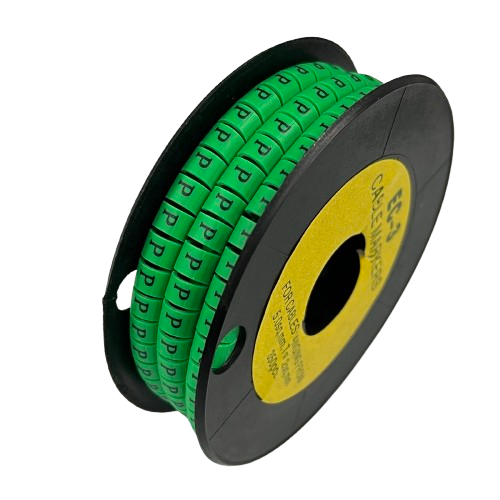Cable (P) Marker 5.0mm to 7.2mm EC-3G 350pcs Green