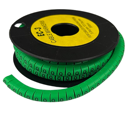 Cable (Q) Marker 5.0mm to 7.2mm EC-3G 350pcs Green