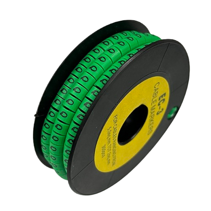 Cable (Q) Marker 5.0mm to 7.2mm EC-3G 350pcs Green