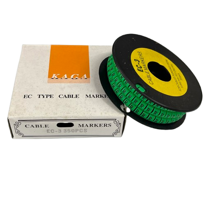 Cable (R) Marker 5.0mm to 7.2mm EC-3G 350pcs Green