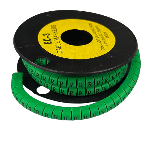 Cable (R) Marker 5.0mm to 7.2mm EC-3G 350pcs Green