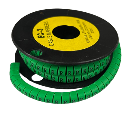 Cable (R) Marker 5.0mm to 7.2mm EC-3G 350pcs Green