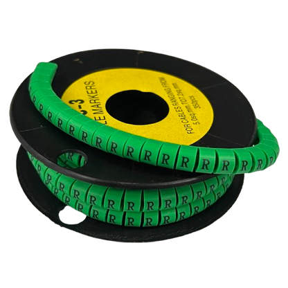 Cable (R) Marker 5.0mm to 7.2mm EC-3G 350pcs Green
