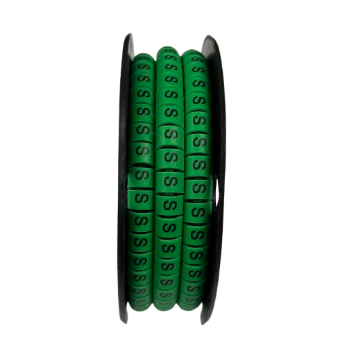 Cable (S) Marker 5.0mm to 7.2mm EC-3G 350pcs Green